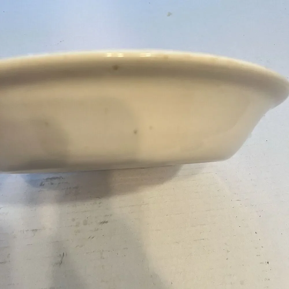 Vtg Royal China by Jeanette USA 11” Strawberry Pie Deep Dish Pie Plate w/ Recipe